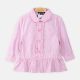 GIRLS TOP PINK FRILL