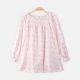 GIRLS TOP BOAT NECK PINK