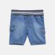 BOY SHORT BLUE CARGO-STYLE DENIM