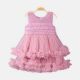 FANCY FROCK ROSE PINK LACE