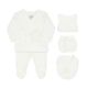 BABY BOY GIFT SET WHITE TEDDY STAR