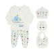 BABY BOY GIFT SET WHITE FREE WHALES