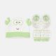 BABY CAP SET GREEN CRAB