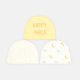 BABY CAPS PK-3 HAPPY GIRAFFE