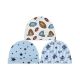 BLUE STARRY RUGBY BABY BOY CAPS PK-3