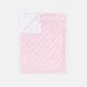 BLANKET PINK HEART EMBOSSED