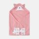 BATH TOWEL W/FACE TOWEL PINK DEER HOODED