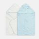 BATH TOWEL PK-2 SKY BLUE HODDED