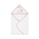 BATH TOWEL PINK GIRRAFE AND CAT HOODED