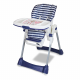 BABY ADJUSTABLE HIGH CHAIR-BLUE STRIPES