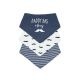 BIBS BANDANA PK-3 BLACK STRIPES FUNNY MUSTACHE