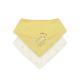 BIBS BOY BANDANA PK-2 YELLOW RACOON