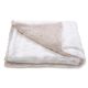 BEIGE FLUFFY PLUSH STARS GIRLS BLANKET