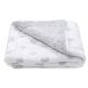 GREY FLUFFY PLUSH UNISEX BLANKET