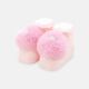 BOOTIES PINK POMPOM