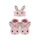 BOOTIES & WRIST BAND PINK SHIMMERY BUNNY