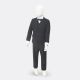 BOY COAT SUIT BLACK