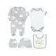 BABY BOY GIFT SET GREY STARRY WISH