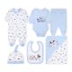 BABY BOY GIFT SET BLUE BASEBALL