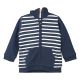 BOY JACKET NAVY STRIPED SHERPA