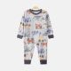 BOY NIGHT SUIT GREY TRACTOR