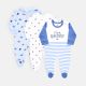 ROMPER BOYS PK-3 I LOVE DAD & SAIL