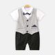 BOY ROMPER GREY SUIT