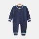 BOY ROMPER BLUE KNITTED