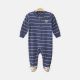 BOY ROMPER DARK BLUE STRIPPED