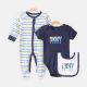 BOY ROMPER TWO PIECE NAVY