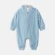 BOY ROMPER LIGHT TEAL RABBIT HOODED