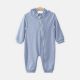 BOY ROMPER WINDY BLUE HOODED