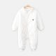 BOY ROMPER WHITE PUFFY THICK