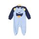 BOY ROMPER BLUE FLEECE