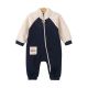 BOY ROMPER NAVY WOOLEN