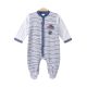 BOY ROMPER INDIGO BLUE STRIPES