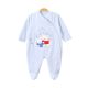 BOY ROMPER SKY BLUE VELVET STARS & BEARS