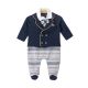 BOY ROMPER NAVY STRIPES COAT