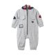 BOY ROMPER MELANGE HOODED