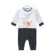 BOY ROMPER BLUE PUPPIES