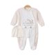 BOY ROMPER BEIGE VELVET BEST FRIENDS