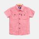 BOY SHIRT PINK CHECKED SHORT-SLEEVE