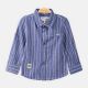 BOY SHIRT BLUE STRIPED TEXTURE