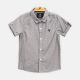 BOY SHIRT GREY COTTON