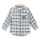 BOY SHIRT BLUE SHEPHERD'S CHECK