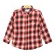 BOY SHIRT ORANGE TARTAN CHECK