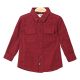 BOY SHIRT MAROON CHECK