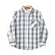 BOY SHIRT GREY TARTAN CHECK