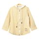 BOY SHIRT YELLOW SHEPHERD'S CHECK HOODED