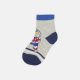 BOY SOCKS GREY TEXTURE ROBO